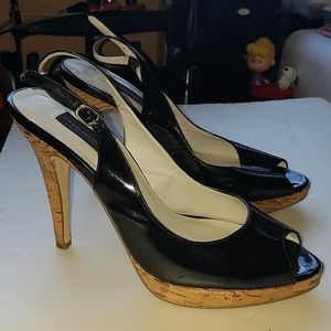 Steve Madden peep toe heel